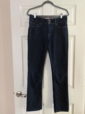 PAIGE Hidden Hills Straight Leg Dark Wash Denim Jeans Women's Size 30